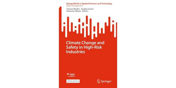 The photo shows the book cover, which consists primarily of red and white colors merging into one another.